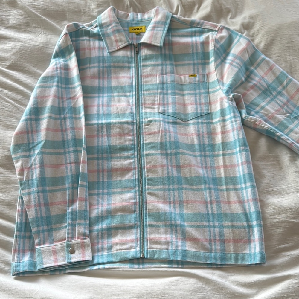 Golf Wang Pastel Plaid Shirt Jacket